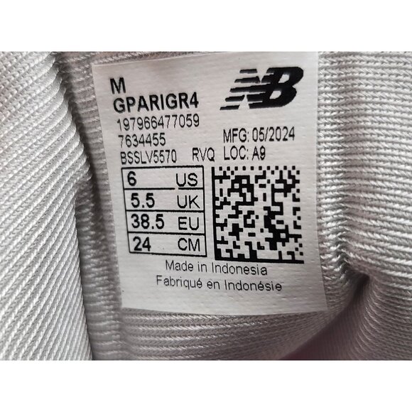 New Balance Kids‎ Fresh Foam Arishi V4 Grey/Pink/Purple Shoes Size 6 (7775024) - Picture 9 of 11